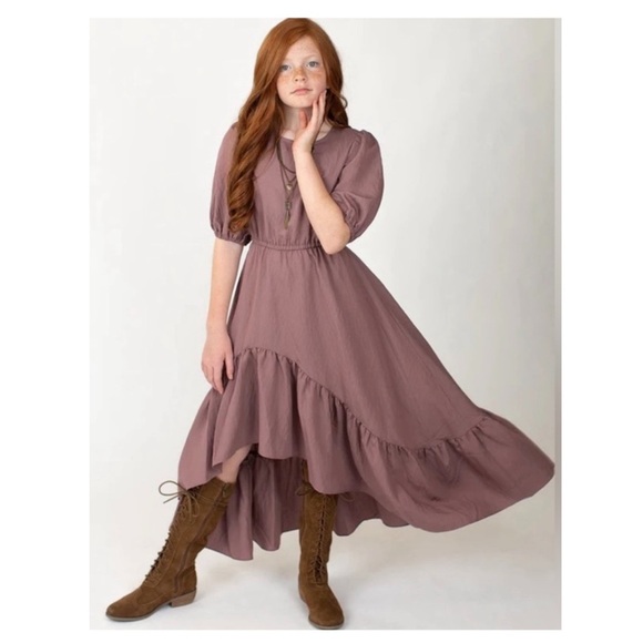 Joyfolie Boho Peasant Prairie Cottagecore Cowgirl Gabriella Dress Terracotta | 7 - Picture 9 of 16